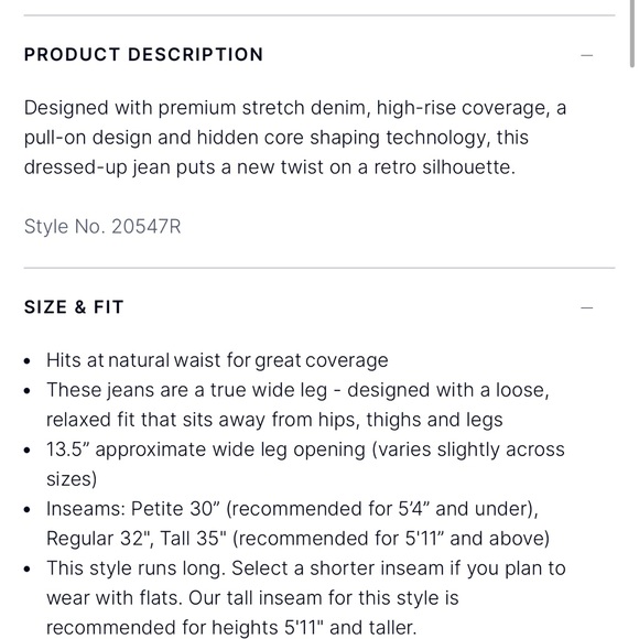 Spanx wide leg jeans size M - Picture 4 of 5